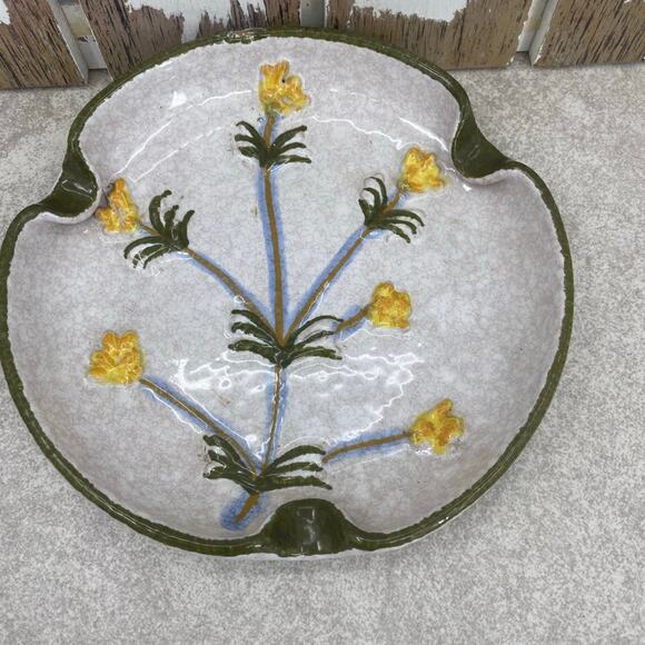 Mid-Century Fratelli Fanciullacci Pottery 8" Hand Painted  Ceramic Made in Italy - Picture 1 of 6